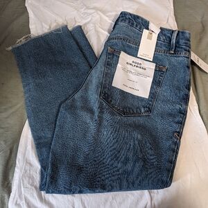 Good American Good Girlfriend Jeans 14/32 Indigo